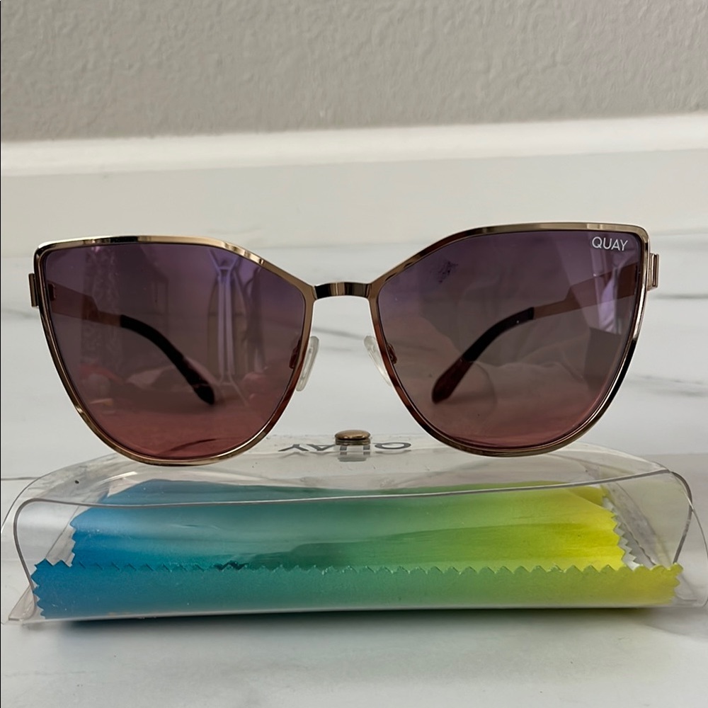 Quay Australia In Pursuit Cateye Sunglasses